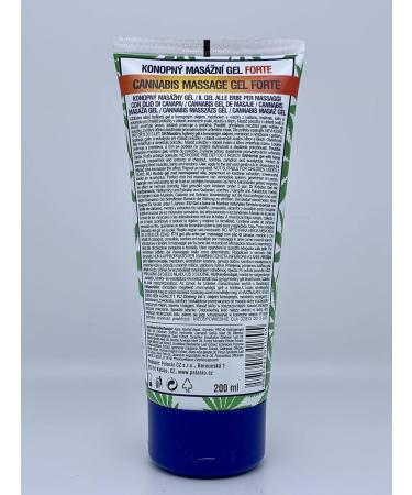 Palacio Forte Herbal Massage Gel with 5% Organic Hemp Oil - 200ml | No Mineral Oil Silicones Parabens or Paraffin - International Shipping Available - Buy Online on GoSupps.com