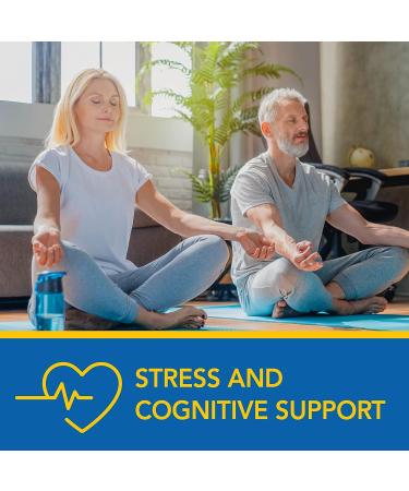 Ayush Herbs Ashwagandha Capsules - Stress & Cognitive Support - Adrenal Health - Energy Boost - 120 Vegetarian Capsules - Buy Online on GoSupps.com