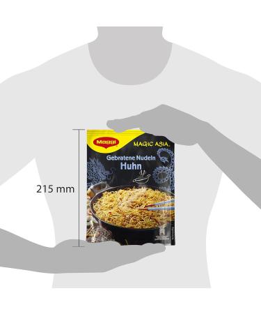 Maggi Asia gebratene Pasta with chicken 12 pack (12 x 121 g Sachets) - Buy Online on GoSupps.com