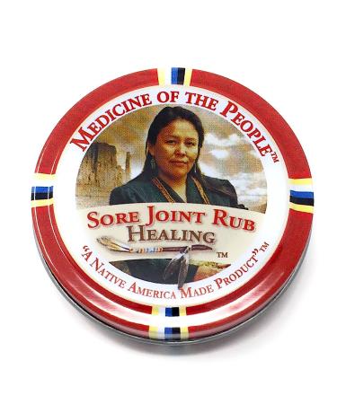 Sore Joint Rub Healing Salve Ointment for Arthritis Muscle Pain by Medicine of The People .75 oz