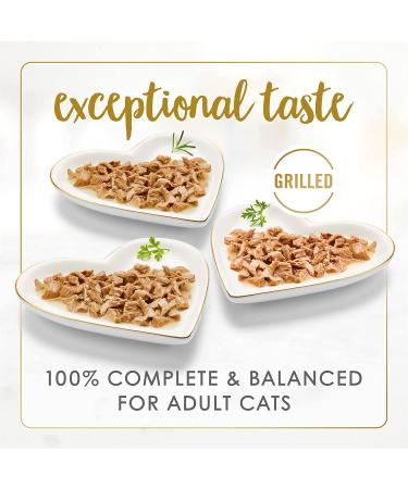 Purina Fancy Feast Gravy Wet Cat Food Variety Pack - Poultry & Beef Grilled Collection - 30 Pack - Buy Online on GoSupps.com