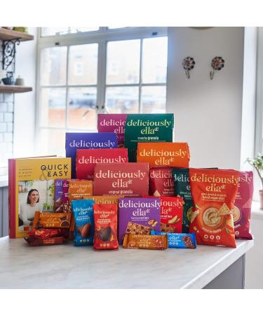 Deliciously Ella Apricot & Coconut Oat Bars - Gluten-Free Vegan Healthy Snack (50g, 16 Bars) - Buy Online on GoSupps.com
