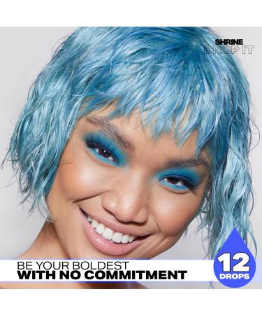 SHRINE Drop It Semi-Permanent Hair Dye Bottle Blue 20 ml blue 20 ml (Pack of 1) - Buy Online on GoSupps.com