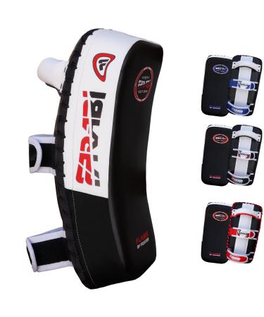 Farabi Sports Thai pad, Kickboxing Kick pad, Kick Training Strike Shield MMA Muay Thai Curved X 1 Unit Black - Buy Online on GoSupps.com