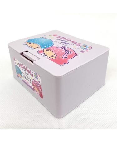 Buy Sanrio Little Twin Stars Sweet Box - One-Touch Makeup & Accessory Case (10.7 x 8.9 x 5.3 cm) - Purple Pink Blue - International Shipping Available - Buy Online on GoSupps.com