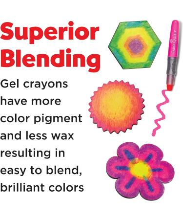 Faber-Castell Gel Crayons - 12 Vibrant Colors with Durable Storage Case - Buy Online on GoSupps.com