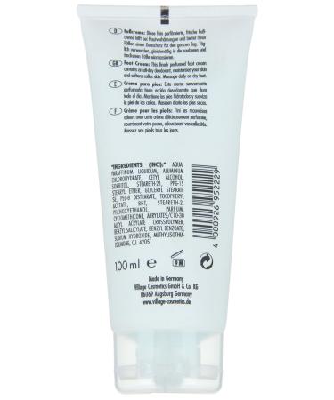 Buy Village 9522-02 Foot Cream 100ml Tube with Vitamin E - Hydrating & Soothing Foot Care for Healthy Skin - Buy Online on GoSupps.com