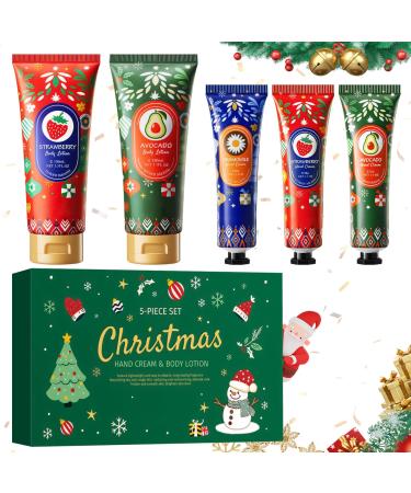 Allony Lot de 3 cr mes pour les mains de No l 2 cr mes hydratantes pour le corps pour les mains et le corps pour les mains tr s s ches pour No l anniversaire vacances 5 unit (Lot de 1)