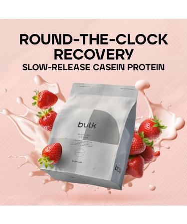 Bulk Micellar Casein Protein Powder Protein Shake Strawberry 2.5 kg Packaging May Vary Strawberry 2.5kg - Buy Online on GoSupps.com
