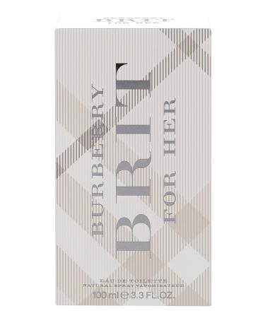 BURBERRY Brit Eau de Toilette Women's Floral Perfume With Notes of Icy Pear Sugared Almond & Vanilla Long Lasting Fragrance 3.3 Fl Oz (Pack of 1) - Buy Online on GoSupps.com