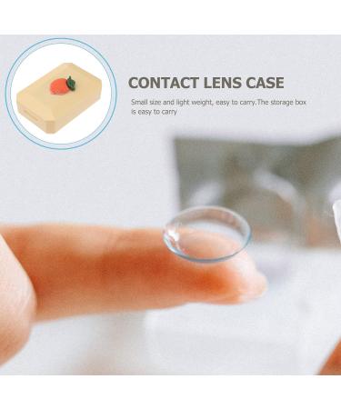 Minkissy 4PC Portable Contact Lens Case with Mirror & Tweezers - Waterproof Eye Storage Kit for Daily Use - Buy Online on GoSupps.com