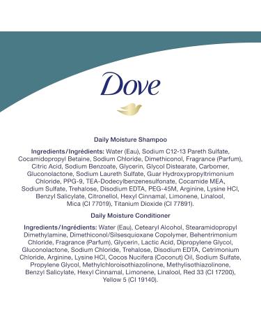 Dove Nutritive Solutions Shampoo & Conditioner for everyday hair care Daily Moisture 1420 ml (Pack of 4 : 2 Shampoos + 2 Conditioners) Daily Moisture Shampoo + Conditioner 355 ml (Pack of 4) - Buy Online on GoSupps.com
