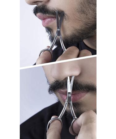 Babiface Nose Hair Scissor | Rounded Tip Safety Scissor for Facial Hair | Stainless Steel Trimmer for Men and Women - Buy Online on GoSupps.com
