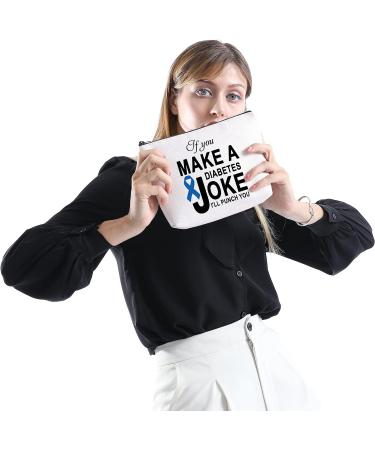 XYANFA Diabetic Gifts Travel Bag - Personalized Diabetic Emergency Kit & Supplies Pouch (JOKE) - Buy Online on GoSupps.com