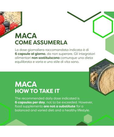  Erbotech ERBOTECH 200 organic Peruvian maca tablets capsules rich in minerals vitamin B vitamin C vitamin E gluten-free. - Buy Online on GoSupps.com