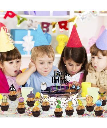 17-Piece Harry Potter Cake Topper Set | Edible Fondant Decor & Accessories for Birthday Cakes | 20cm Tortendeko for Young Girls - Buy Online on GoSupps.com