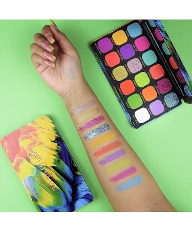 Makeup Revolution Forever Flawless Bird of Paradise Eyeshadow Palette - Long-Lasting Vegan Formula - 20g - Buy Online on GoSupps.com