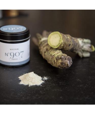 Rimoco N 907 Wasabi Powder - Authentic 100% Wasabia Japonica 500g in Eco-Friendly Kraft Zip Bag | Premium Wasabi Paste Ingredient - Buy Online on GoSupps.com
