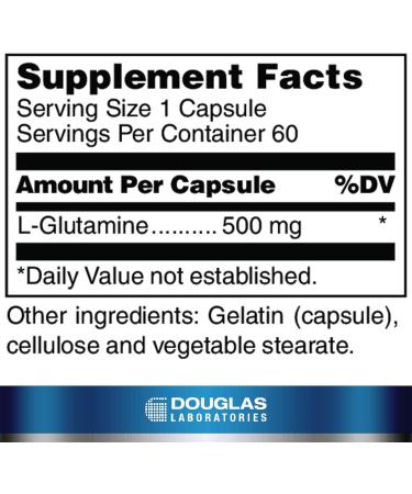 Buy Douglas Laboratories L-Glutamine Supports GI Tract & Immune Health 60 Capsules International Shipping Available - Buy Online on GoSupps.com
