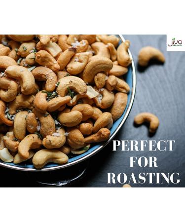 Jiva Organics Raw Organic Cashews - 2lb Bag (Whole) | Pack of 1 - Buy Online on GoSupps.com