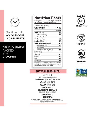 Craize Thin & Crunchy Guava Flavored Corn Crackers - Gluten-Free & Healthy 12oz (3 Pack) - Buy Online on GoSupps.com