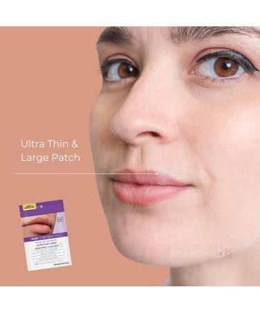 SMARTMED Large Ultra Thin Cold Sore Treatment Patch with Lemon Balm - 24 ct | 15mm - Buy Online on GoSupps.com