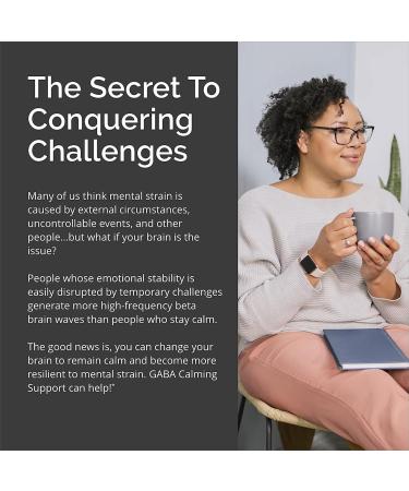 BRAINMD Dr Amen GABA Calming Support - 90 Capsules Pack of 2 - Promotes Relaxation - Contains Magnesium Vitamin B6 & Lemon Balm - 180 Total Servings 90 Servings (Pack of 2) - Buy Online on GoSupps.com