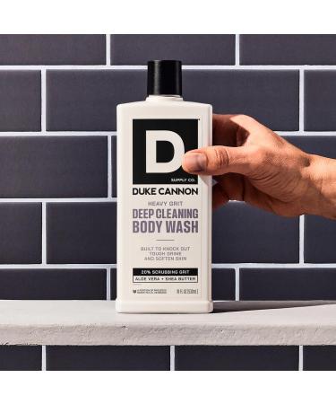 Duke Cannon Supply Co. Heavy Grit Deep Cleaning Body Wash 18 oz Large Men s Shower Gel 3-Pack Volcanic Sand Exfoliant & Aloe Vera Cleanser - Buy Online on GoSupps.com