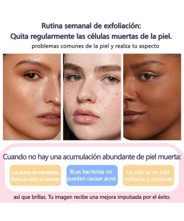 Nicotinamide Deep Purifying Facial Exfoliating Gel - Moisturizing Balances Water-Oil Reduces Pores and Cleans Impurities - Gentle for Oily Dry and Combination Skin - All Skin Types - Buy Online on GoSupps.com