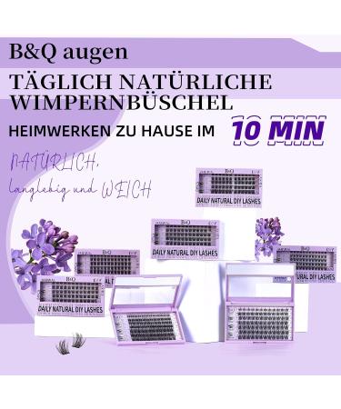 Eyelash Extensions 84 PCs - Z08 B&C Individual DIY Lash Clusters Reusable Eyelash Bush for Home Use D-16mm Quality for Beginners - Buy Online on GoSupps.com