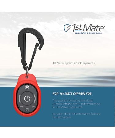 1st Mate Wearable Accessories for Mercury SmartCraft Engines | Wristband & Carabiner Clip | Captain Approved - 8M6007945 - Buy Online on GoSupps.com