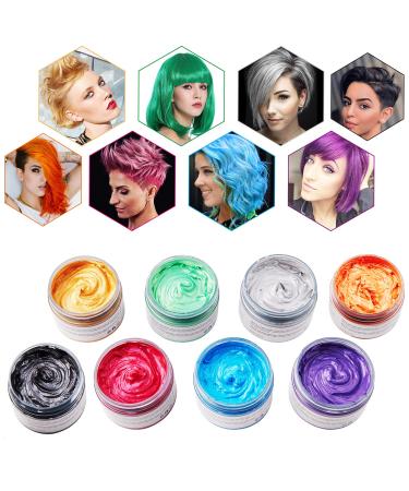 Temporary Gold Hair Color Wax | 4.23 oz Hair Dye for Parties Cosplay & Halloween - Buy Online on GoSupps.com