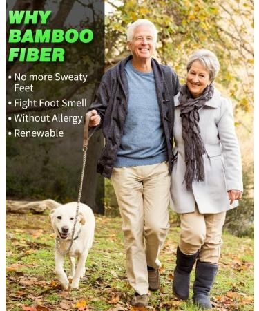 LIN Diabetic Socks 12 Pack | Extra Wide Non Binding for Men & Women | Black and White 13-15 - Buy Online on GoSupps.com