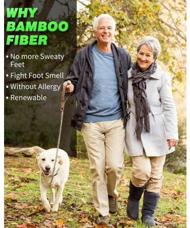 LIN Diabetic Socks for Men & Women | Extra Wide Non Binding - 12 Pack (White and Black, Size 10-13) - Buy Online on GoSupps.com