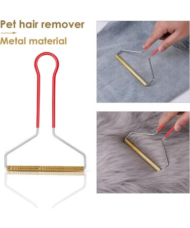 Molain Pet Hair Remover | Cat & Dog Hair Remover for Furniture | Effective & Easy to Use (Black+Red) - Buy Online on GoSupps.com