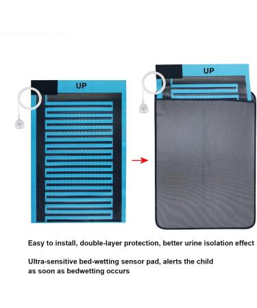 USB Rechargeable Bed Wetting Alarm Pads for Children & Elderly | 3 Modes & Volume Control - International Shipping Available - Buy Online on GoSupps.com