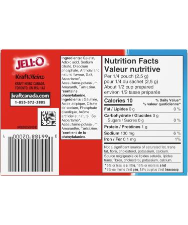 Jell-O Strawberry Jelly Powder Light Gelatin Mix - Buy Online on GoSupps.com