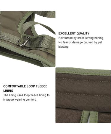 Dog Lift Harness Adjustable Dog Hind Leg Support Sling Hook and Loop Design Dog Lift Support Harness for Disabled Injured Old Dog Military Green(S) - Buy Online on GoSupps.com