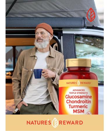 Nature's Reward Glucosamine Chondroitin Triple Strength - 120 Caplet - Buy Online on GoSupps.com