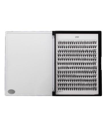 Bodermincer 240pcs C Curl 20D Cluster Eyelashes 0.07mm - Professional Makeup Individual False Lashes - Wholesale Bulk - 20D-12mm - Buy Online on GoSupps.com