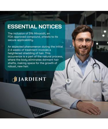 Minoxidil & Biotin Hair Growth Oil for Beards - Prevent Hair Thinning | 5% Minoxidil 1 Fl Oz - For Men & Women - Buy Online on GoSupps.com