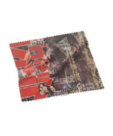 Urban Backwoods Godzilla Vintage Poster Asia Asia Microfiber Cloth Glasses Cleaning Cloth