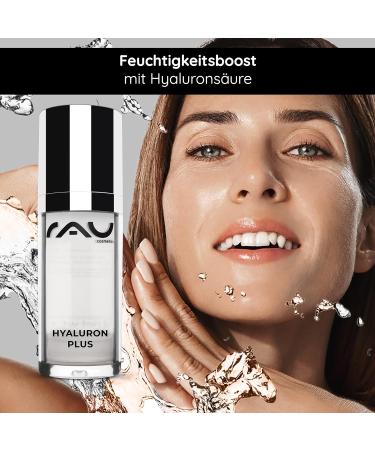 RAU Hyaluron Plus - Anti-Aging Hyaluronic Acid Gel Concentrate 1.01 FL. oz | Immediate Plumping Effect & Wrinkle Removal - Buy Online on GoSupps.com