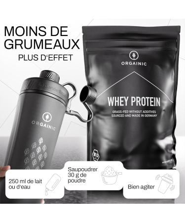 ORGAINIC Whey Protein - Grass Fed Whey - Contains Essential and Non-Essential Amino Acids and BCAA - Buy Online on GoSupps.com