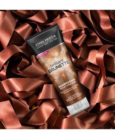JOHN FRIEDA Brilliant Brunette Colour Shine Shampoo 250 ml - Buy Online on GoSupps.com