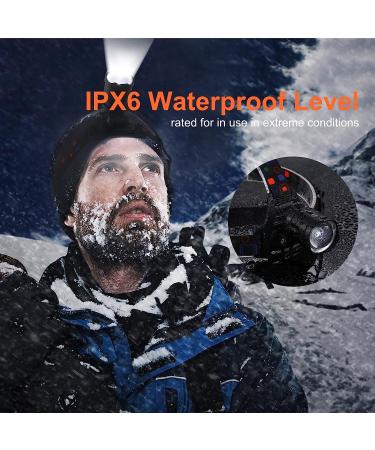90000 Lumens Rechargeable LED Headlamp with 5 Modes - Adjustable Headband for Fishing, Hiking, Backpacking - Adults & Kids - Buy Online on GoSupps.com