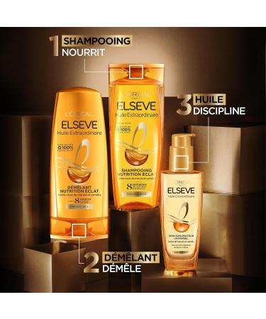 L OR AL PARIS - Nourishing Radiance Conditioner - Dry Hair - Nourishes and Illuminates - Rare Marula & Camellia Oils - Elseve Extraordinary Oil - 250 ml - Buy Online on GoSupps.com