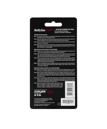 BaBylissPRO Barberology FXRF2G GOLDFX Replacement Shaving Head - Professional Grooming Tool with 2 Cutting Devices - International Shipping Available - Buy Online on GoSupps.com