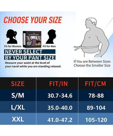 FEATOL Gel Pack Back Brace Lumbar Support for Back Pain Relief - Heat & Ice Gel Pack - Large/X-Large Size - Black - Buy Online on GoSupps.com