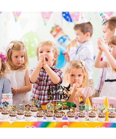 17-Piece Edible Cake Decor Set - 20cm Cake Toppers Fondant Decorations & Muffin Decor for Girls - Perfect for Birthdays & Celebrations - Buy Online on GoSupps.com